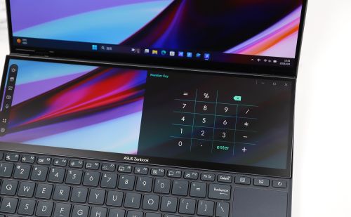 华硕灵耀X 双屏Pro 2023图赏：旗舰级配置，OLED触控双屏创作本