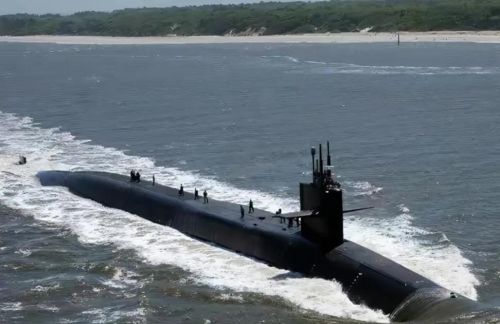 美战略核潜艇进驻韩国，意味着核弹头距我们中国不到600公里