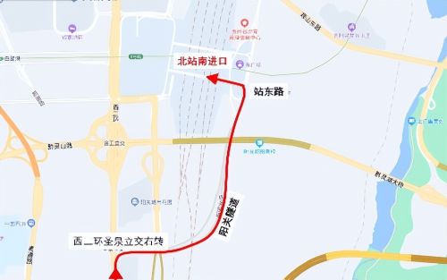 车辆可直接前往！贵阳北站南进口正式启用（附路线图）