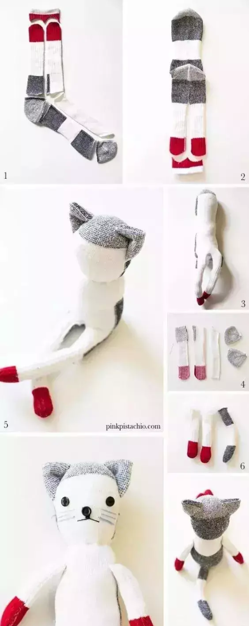 用袜子做成布娃娃怎么做(怎么用袜子做可爱的娃娃)