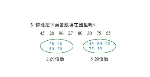 北师大版五上2,5的倍数的特征教学设计(北师大版2,5的倍数的特征教案)