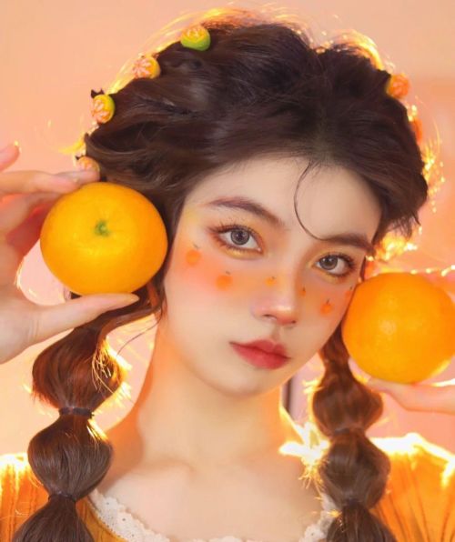 橘子妆容(橘子妆怎么画)