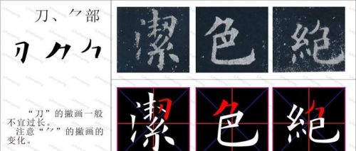 欧阳询九成宫字法概述(欧阳询九成宫笔画教学)