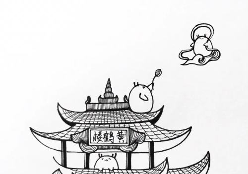 武汉旅游景点简笔画(武汉的著名景点怎么画简笔画)