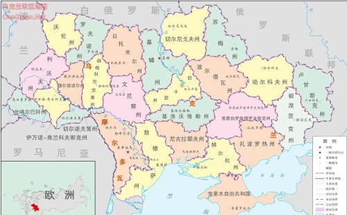 乌克兰地图超清版大图(乌克兰地图俄罗斯控制范围)