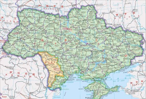 乌克兰地图超清版大图(乌克兰地图俄罗斯控制范围)