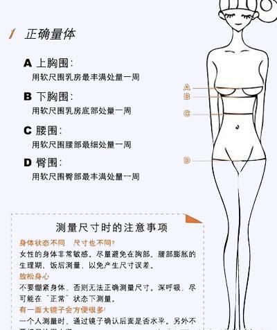 衣服尺码参考表(衣服尺码表参照数据)