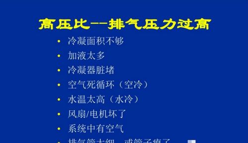 压缩机过热保护，常见原因有哪些？