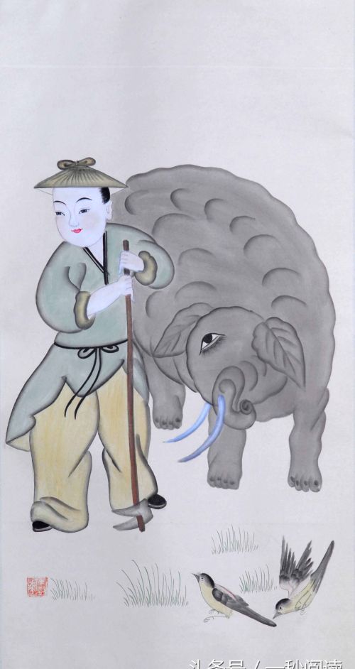 扑灰年画的来历(扑灰年画简介)