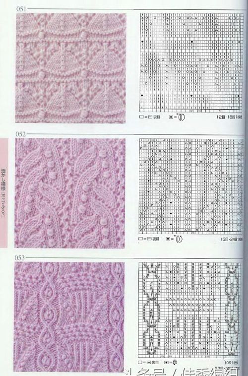 棒针毛衣编织花样图解大全日本志田款250例(棒针毛衣编织方法大全)