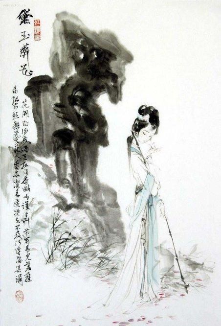 水墨《红楼梦》人物分析(红楼梦人物水墨画)