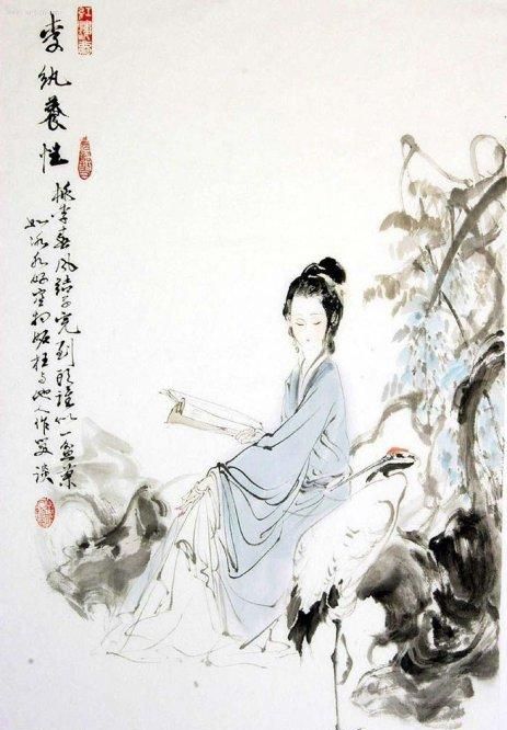 水墨《红楼梦》人物分析(红楼梦人物水墨画)