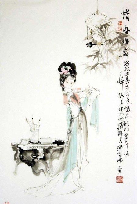 水墨《红楼梦》人物分析(红楼梦人物水墨画)