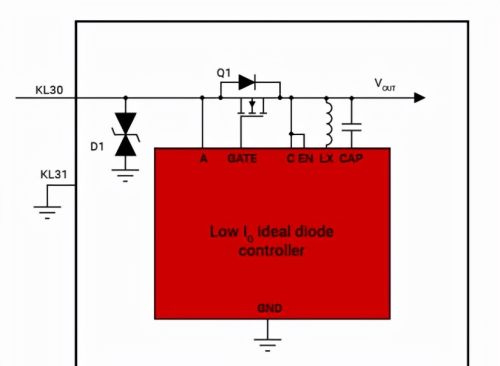 设计低静态电流 (Iq) 汽车电池反向保护系统的 3 种方法