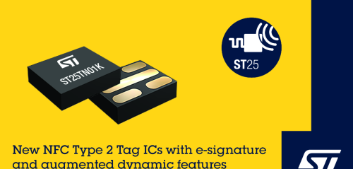 意法半导体推出NFC Type 2 标签 IC