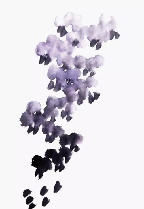 紫藤枝干怎么画(紫藤萝的画法简单)