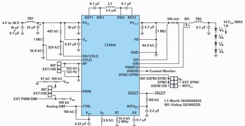 如何选择DC-DC转换器和LED驱动器消除PCB空间受限困扰