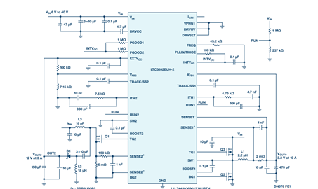 技术文章—双输出降压型 IC 用于 SEPIC 和升压应用