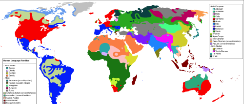 世界语系分布图高清(世界语系分布介绍)