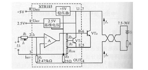 电流变送器作用和原理及电路图