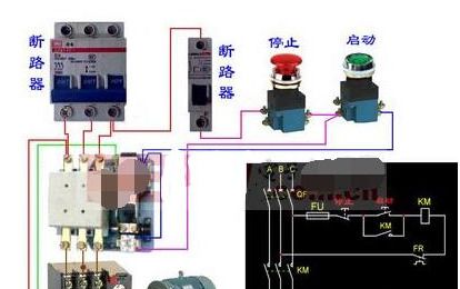 中间继电器的组成结构及实物接线图