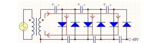 倍压整流电路电容