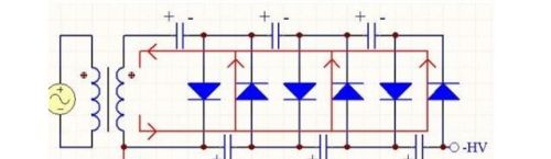 倍压整流电路电容