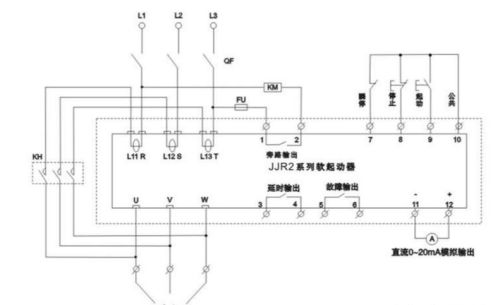 软启动器工作原理与主电路图