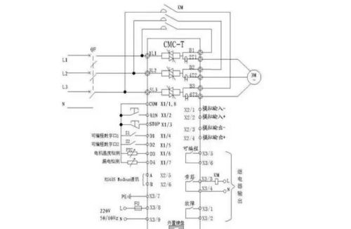 软启动器工作原理与主电路图