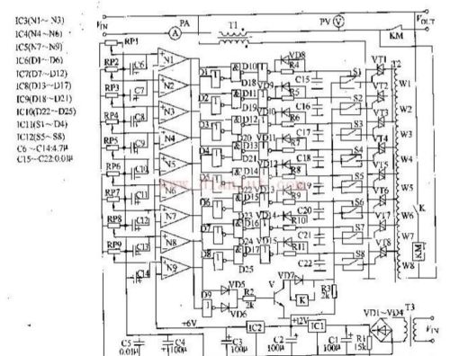 交流稳压器电路工作原理