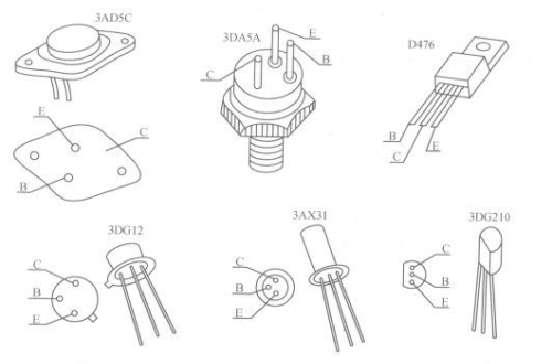 三极管的三只脚如何区分
