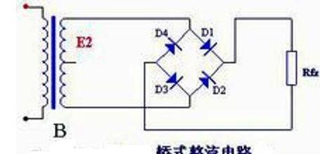 2个二极管全波整流电路图