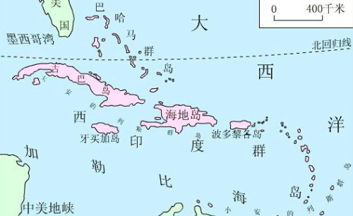 海地多米尼加叫什么岛(海地与多米尼加地图)