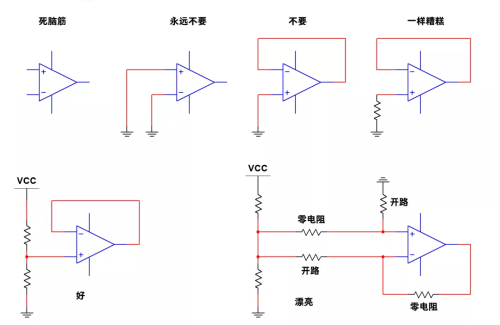 教教你运放芯片6种不同的端接方法