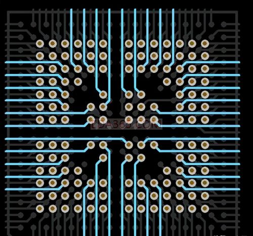 Altium Designer BGA扇出，原理图中PCB的类和布线规则设置