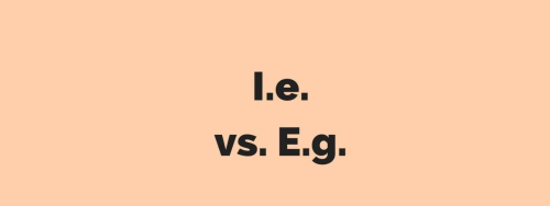 i.e.和e.g.(eg.还是e.g)