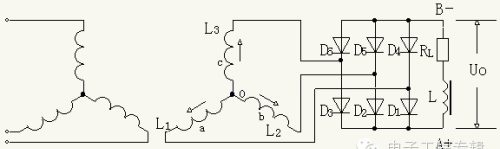 单相、三相，半波、整波整流电路