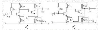 负反馈电路 正反馈电路 反馈电路图