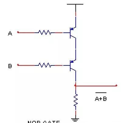 电阻、二极管、三极管搭出的各种逻辑电路