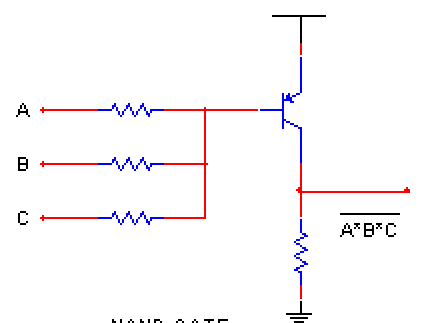 电阻、二极管、三极管搭出的各种逻辑电路