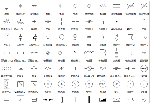 电工电子电路图符号英文缩写大全