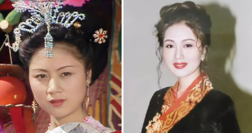 黄梅戏“女皇”马兰，年轻时珠圆玉润，老了也优雅端庄，太气质