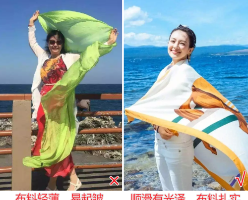 丝巾老土又花哨？上年纪的女人们都这样搭，尽显高级品味