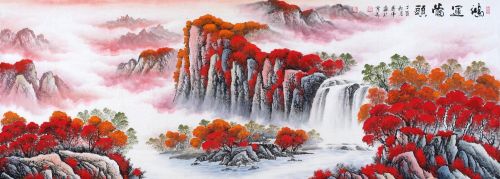 听说“山管人丁水管财”，于是在家挂一幅山水画，这样对吗？