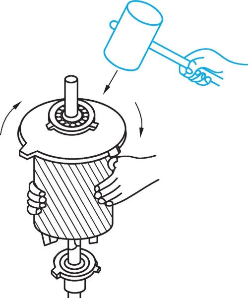 电动机的拆卸和装配方法