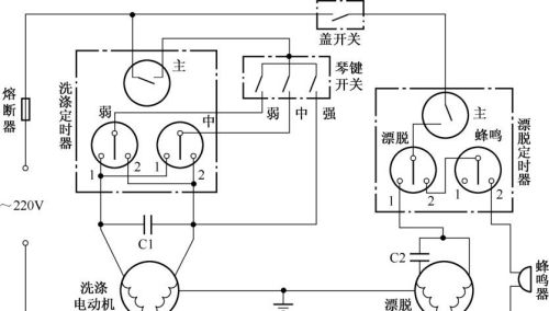 教你如何识读普通洗衣机电路图