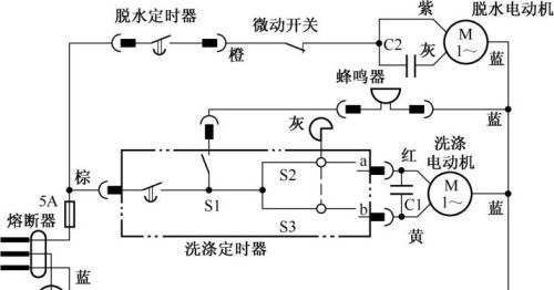 教你如何识读普通洗衣机电路图