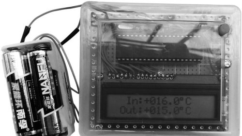 教你制作一款简单的室内外双显温度计