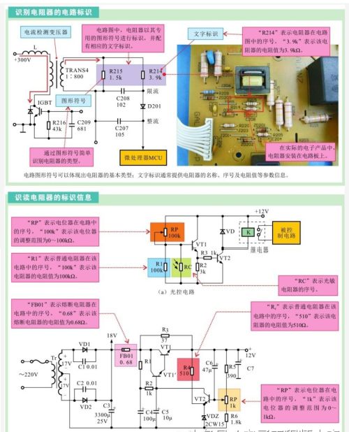 如何识别电阻器的电路图形符号