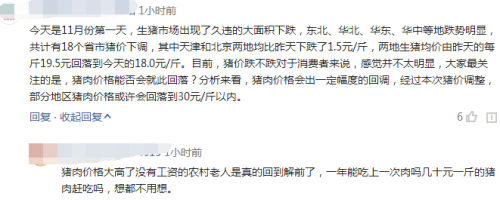 今日18个省猪价下跌，人为操纵市场不一定好，农民怎么过个好年？